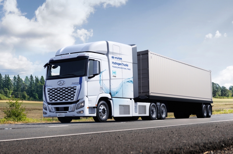 [Photo News] Hyundai's new hydrogen-powered truck