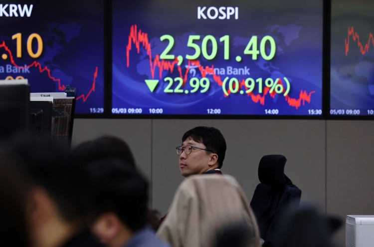 Seoul shares open lower ahead of US inflation data