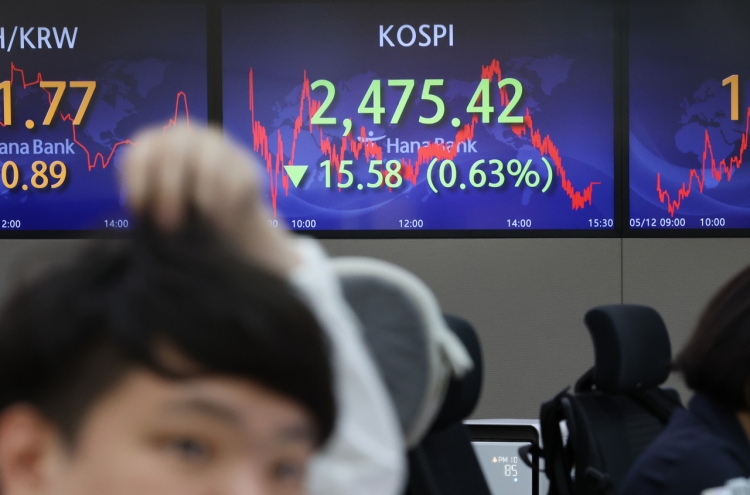 Seoul shares down for 4th day amid rate hike woes