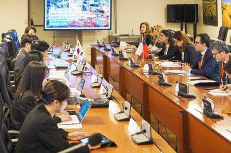 S. Korea, Chile hold talks to upgrade bilateral FTA