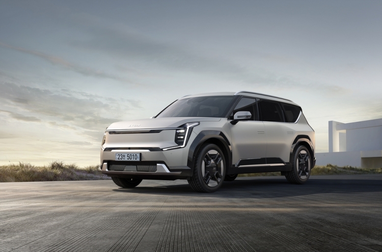 Kia to launch all-electric EV9 SUV in S. Korea this week