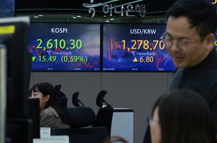 Seoul shares close down on Fed's hawkish rate outlook; Korean won dips