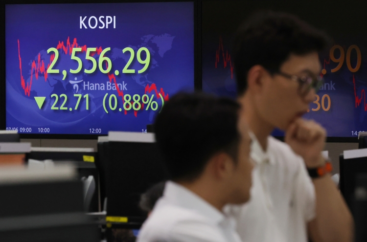 Seoul shares down for 3rd day on China's export curbs, Fed minutes