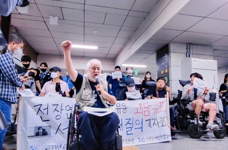 Leader of disability rights protests referred to prosecution on illegal demonstration charges