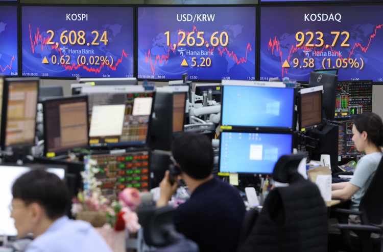 Seoul shares open lower amid rate hike woes