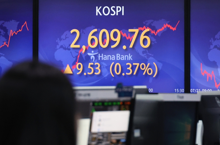 Seoul shares open lower ahead of corporate earnings reports