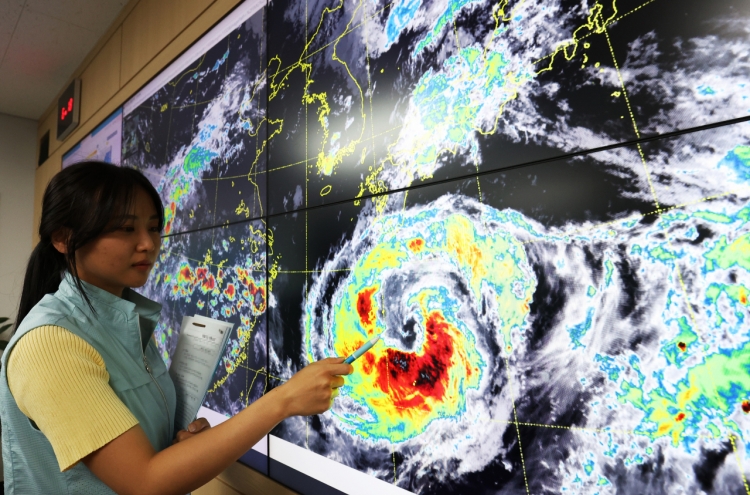 Typhoon Khanun to land on S. Korea's southeast coast this week