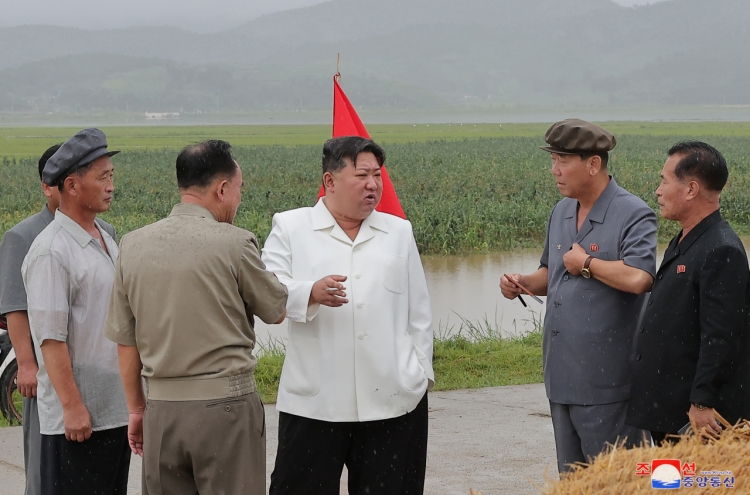 N. Korea's Kim slams officials as 'irresponsible' over typhoon damage