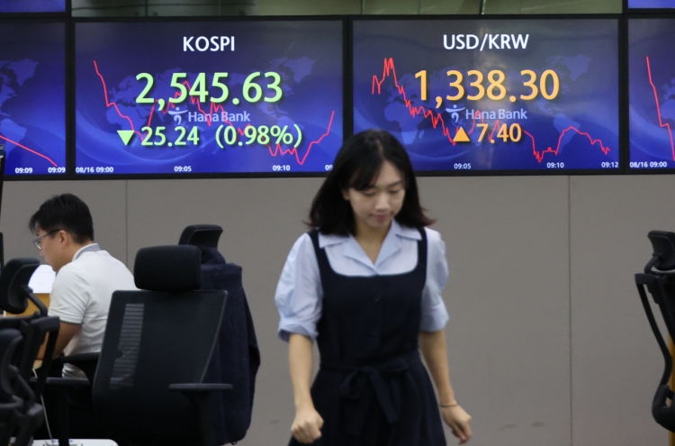 Seoul shares open lower on woes over Fed's rate hike, Chinese economy