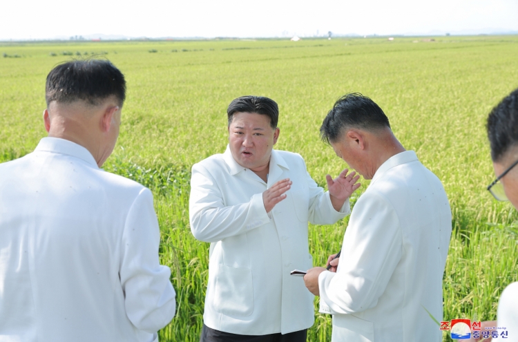 N. Korean leader calls for efforts to minimize typhoon damage to crops