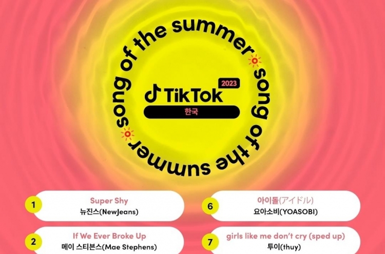 NewJeans' 'Super Shy' most popular summer song on TikTok