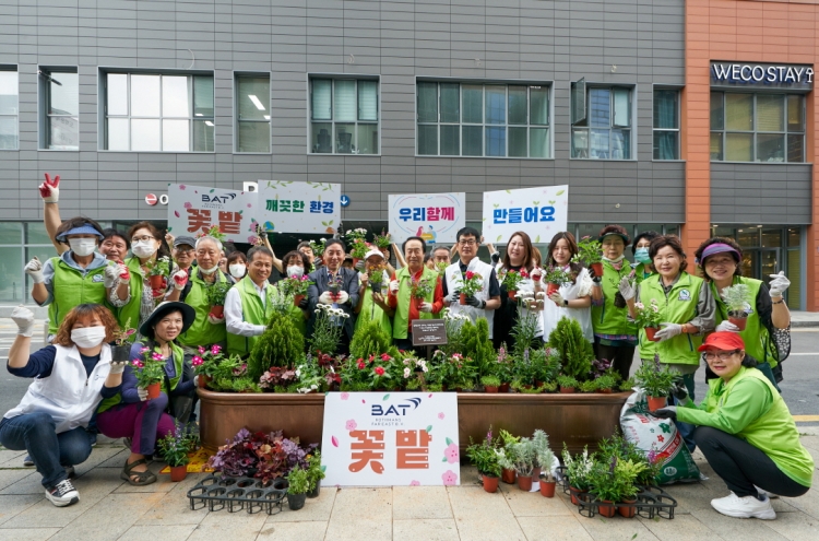 BAT tackles trash dumping with flower gardens