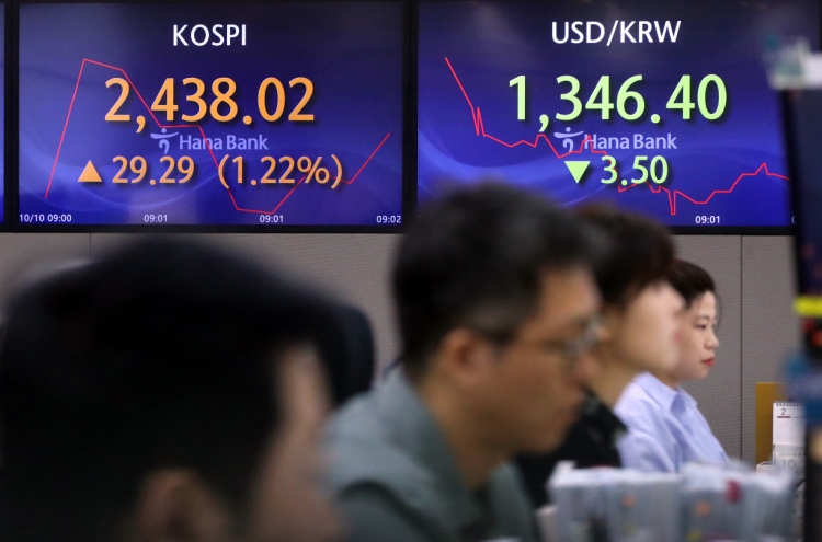 Seoul shares open higher on US gains; Israel-Palestine conflict adds uncertainties