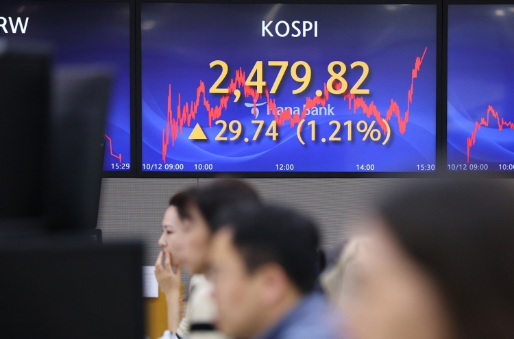 Seoul shares end higher on tech gains, Fed comments