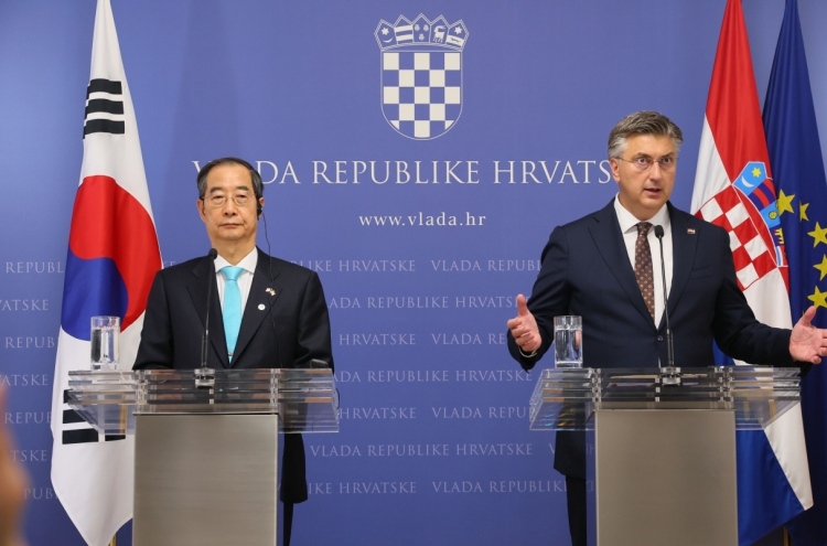 S. Korea, Croatia upgrade relations to 'comprehensive future-oriented partnership'