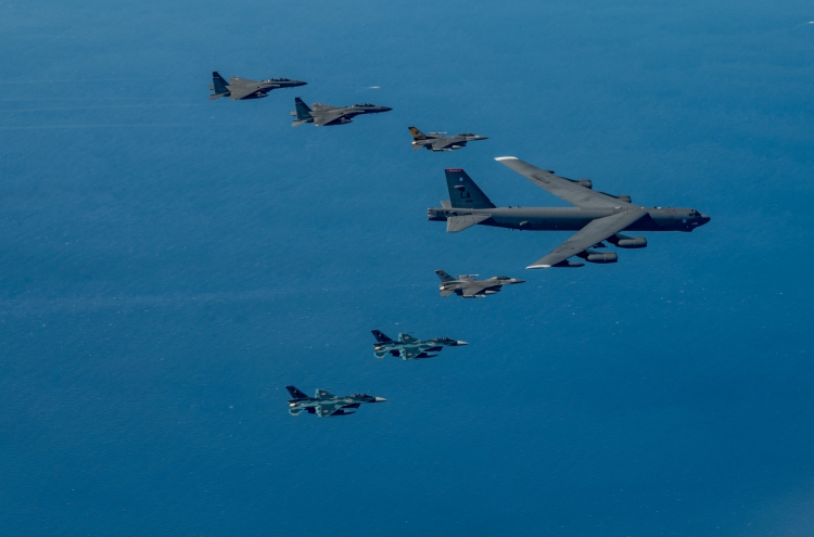 S. Korea, US, Japan stage first-ever aerial exercise in face of NK threats