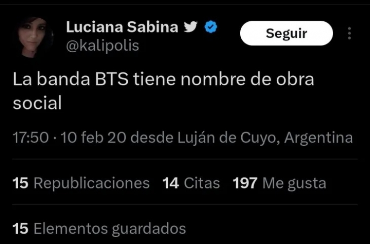 Argentinian politician's old tweet mocking BTS angers fans