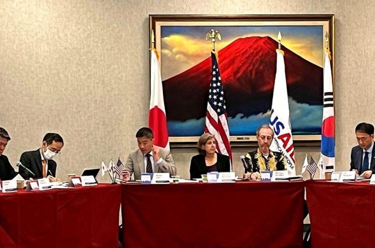 S. Korea, US, Japan hold first trilateral working-level talks on humanitarian aid