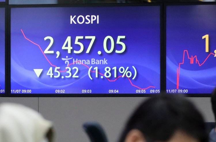 Foreign investors remain net sellers of S. Korean stocks in October