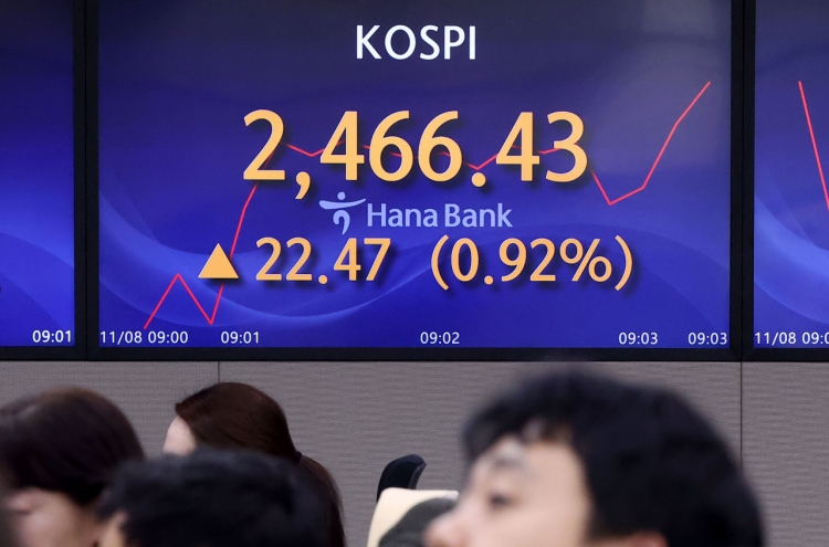 Seoul shares open higher on Wall Street gains