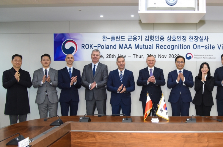 S. Korea, Poland clinch bilateral agreement on military airworthiness certification