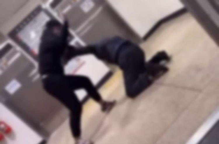 Anger after video shows teen beating up security guard in his 60s