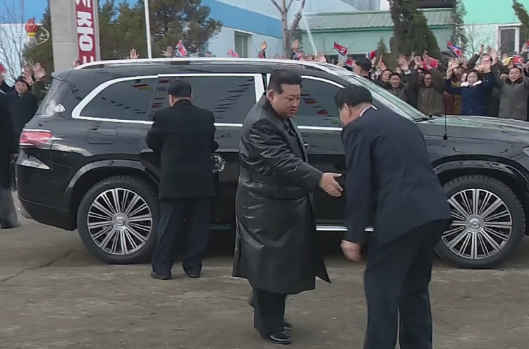 NK leader spotted in latest Mercedes SUV despite sanctions