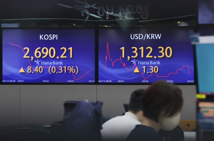 Seoul shares open higher on US stock gains