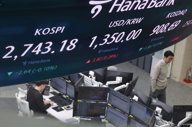 Seoul shares start nearly flat ahead of US inflation data