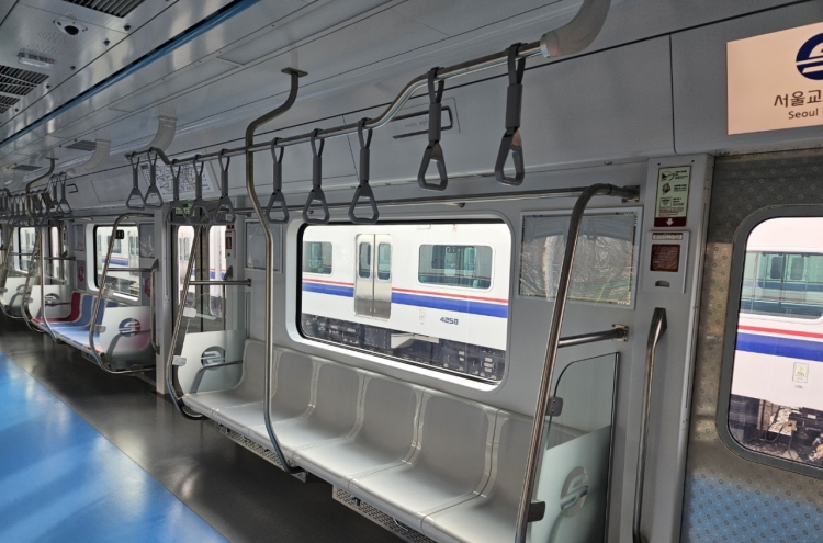 Seoul Metro to switch subway seats from fabric to plastic