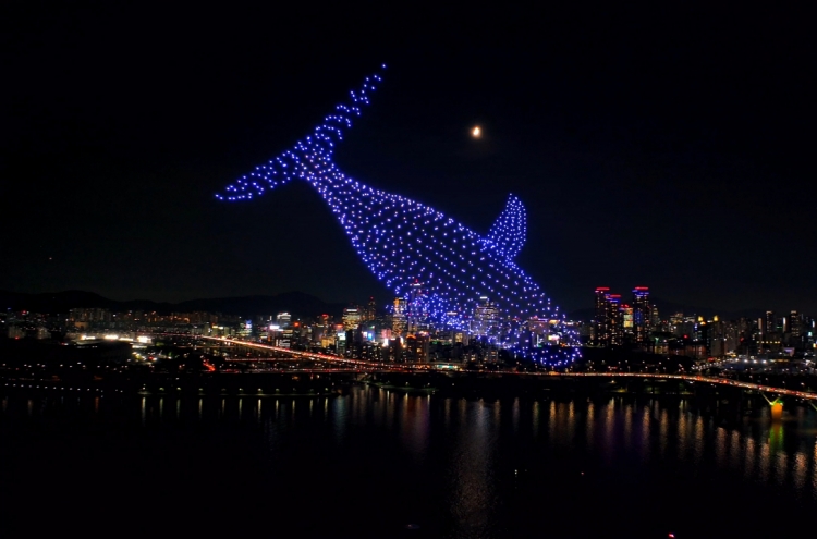 Drone light shows over Han River in Seoul to begin Saturday