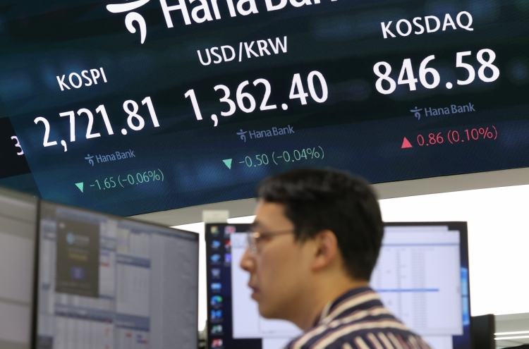 Seoul shares close almost flat on Fed minutes despite chip gains