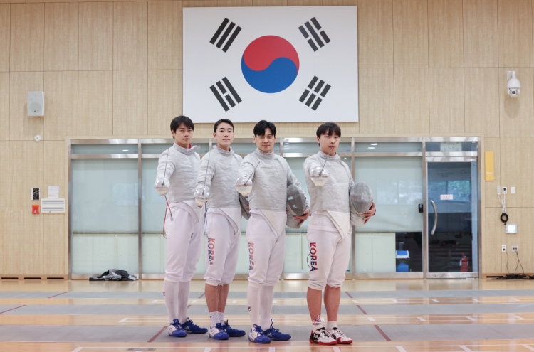 S. Korea eyes multiple gold medals in fencing at Paris Olympics