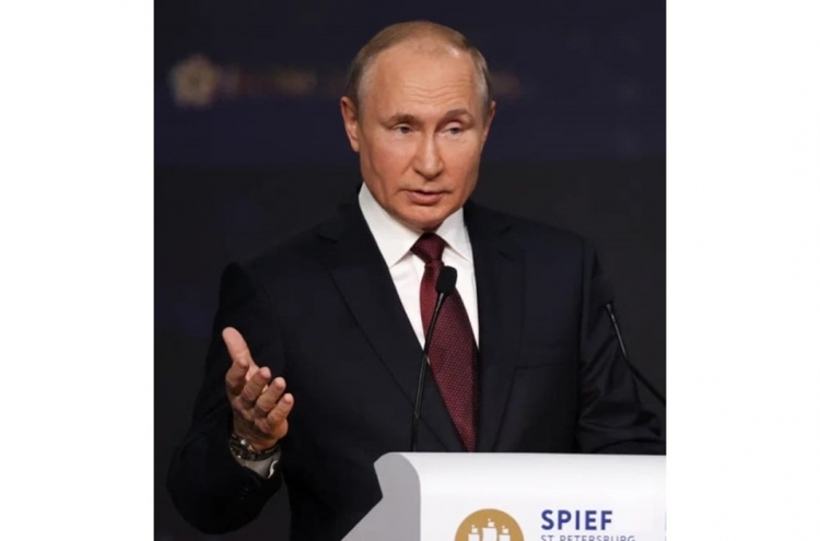 Putin 'highly appreciates' S. Korea's position not to directly supply weapons to Ukraine