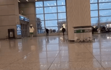 Couple’s tennis game at Incheon Airport draws public outcry
