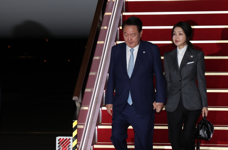 Yoon returns to Seoul after Central Asia trip