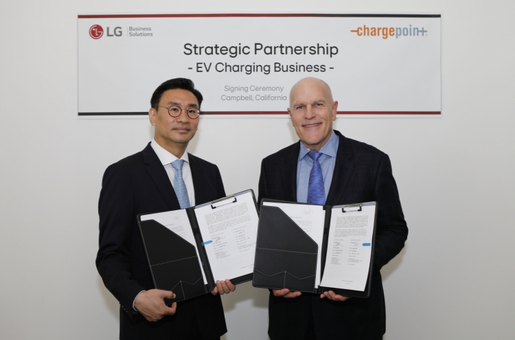 LG, ChargePoint join forces for EV charging biz