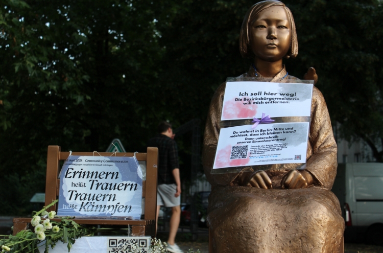 Row brews over Italian city's plan to modify inscription on 'comfort women' statue