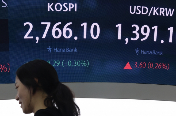 Seoul shares open lower led by tech, financial stocks