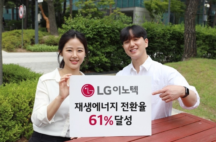 LG Innotek up to 61% of RE100 goal after 1 year