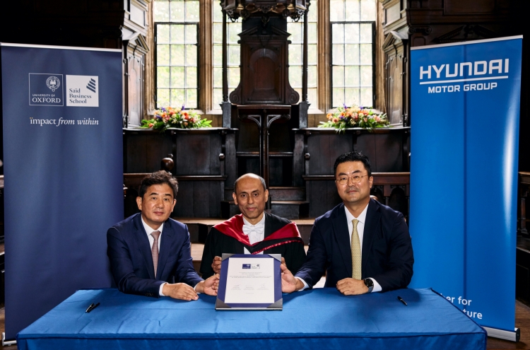 Hyundai Motor, Oxford establish Foresight Center