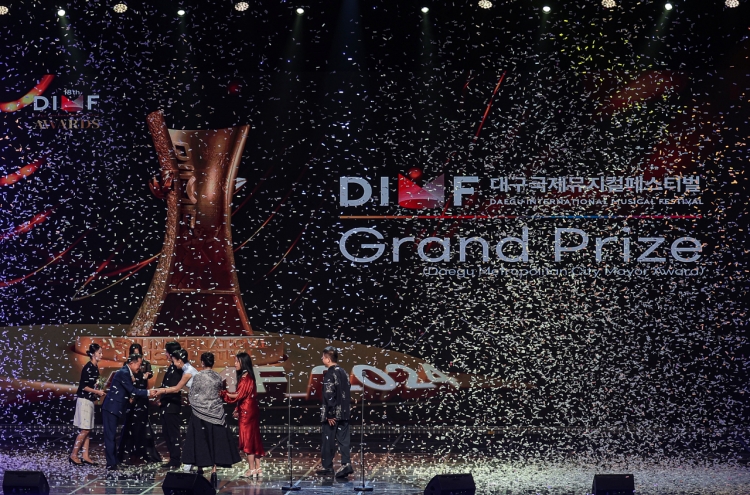 'Flying Apsara' from China wins top prize at Daegu musicals fest