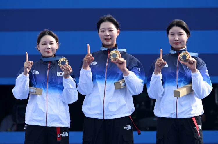 Korea wins 10th consecutive gold in women's archery team event