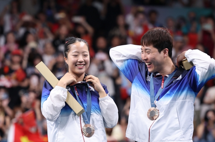 S. Korea claims 1st table tennis medal in 12 years, adds bronze in judo