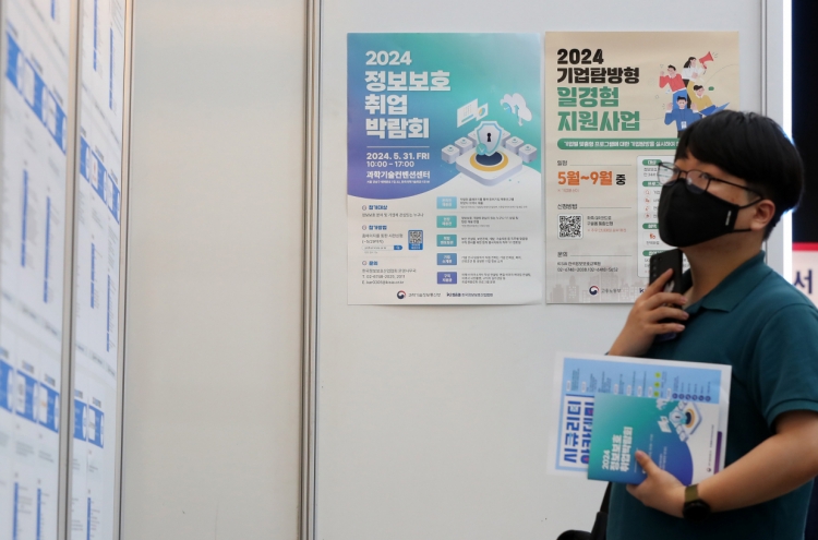 More young Koreans give up on finding a job