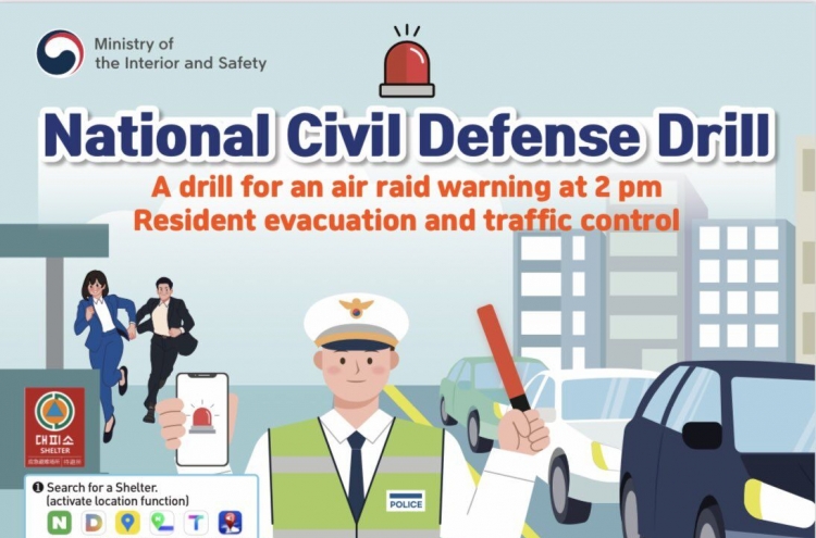 Civil defense drill to be held Thursday