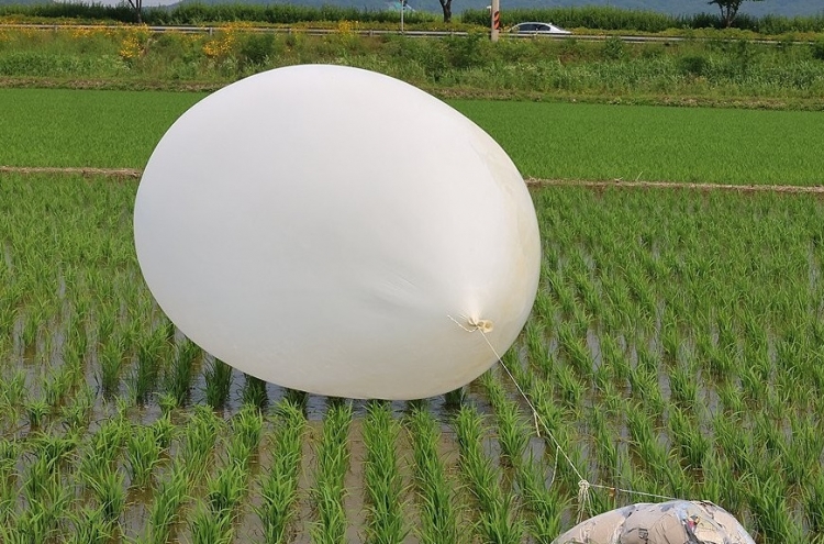 N. Korea launches more trash balloons toward S. Korea