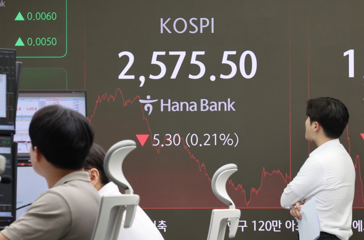 Seoul shares down for 3rd day on US woes