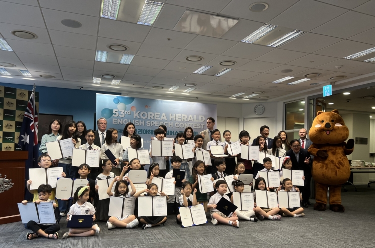 34 students grab prizes at 53rd Korea Herald English Speech Contest