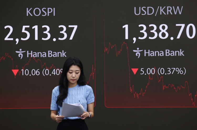 Seoul shares fall for 7th day on foreign selling